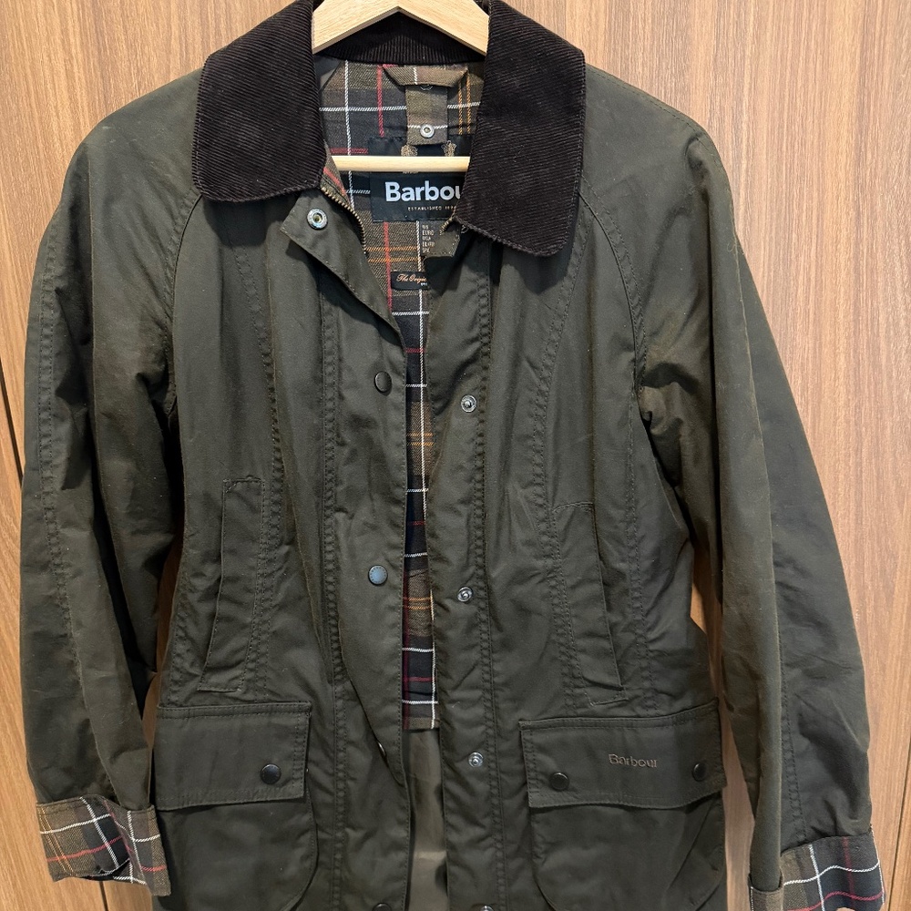 Barbour Classic Olive Beadnell US Size 2 (UK Size 6)